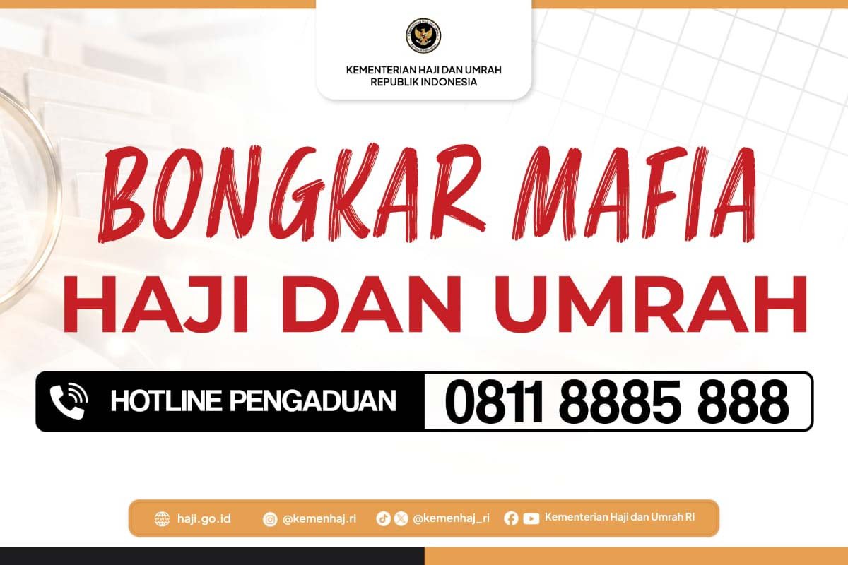 Mafia Haji dan Umrah Dibidik, Kemenhaj Buka Kanal Pengaduan untuk Masyarakat