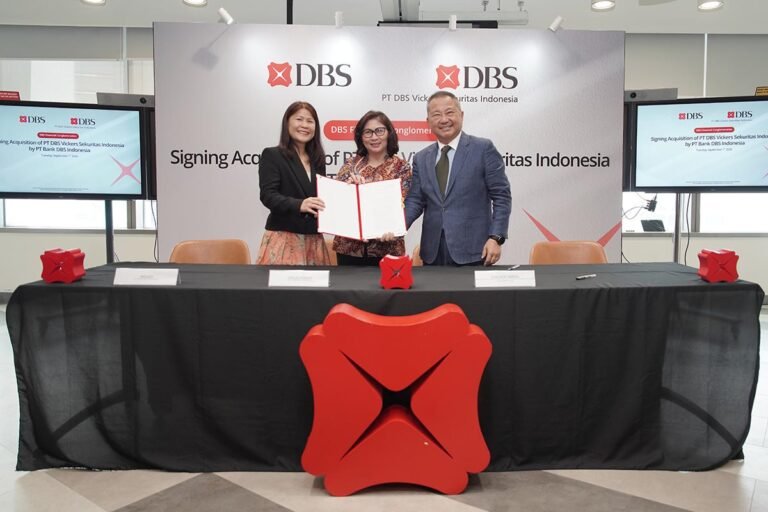 Bank DBS Indonesia Resmi Kuasai 99 Persen Saham DBS Vickers Sekuritas
