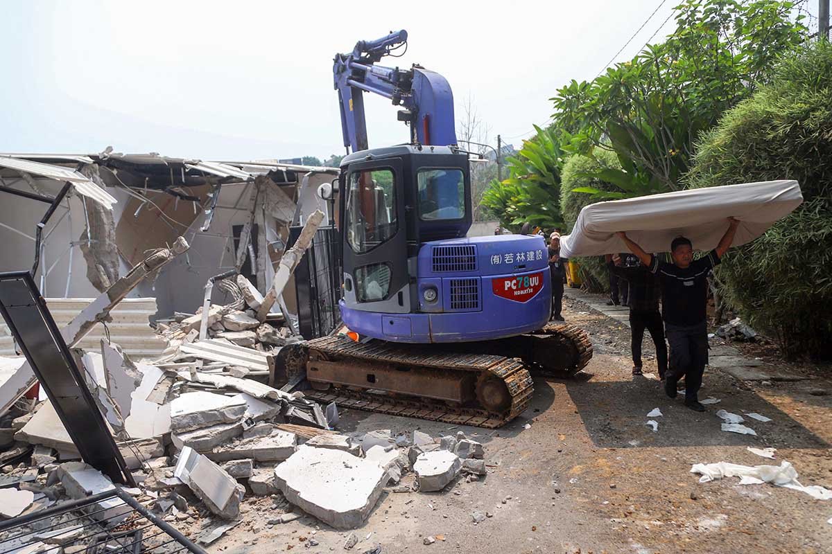 Pascakunjungan DPR, Deretan Rumah Mewah di Lapas Cibinong Rata dengan Tanah