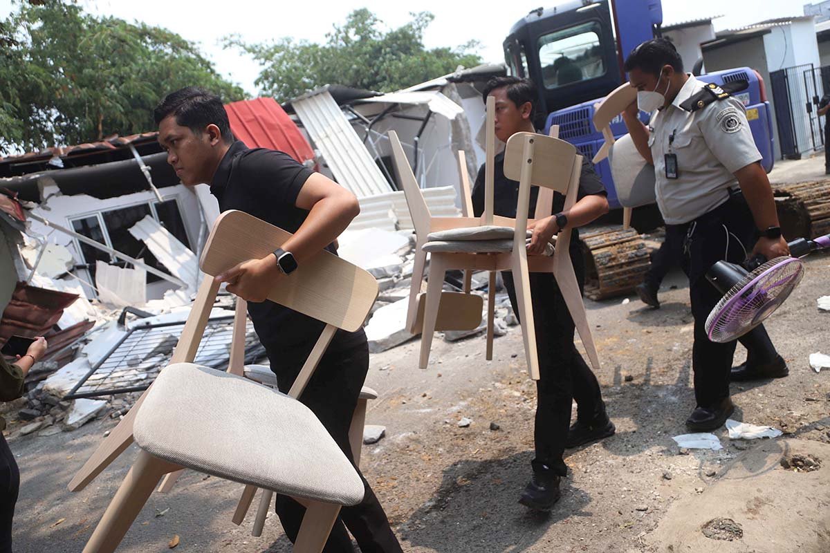 Pascakunjungan DPR, Deretan Rumah Mewah di Lapas Cibinong Rata dengan Tanah